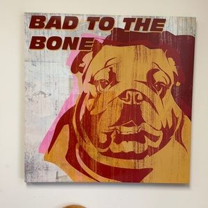 Bulldog canvas
